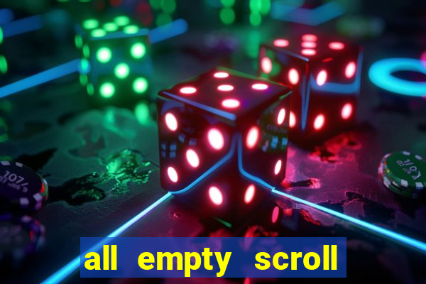 all empty scroll fear and hunger